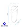 Denver Plus Blue 12 descalcificador compacto, volumetrico de bajo consumo